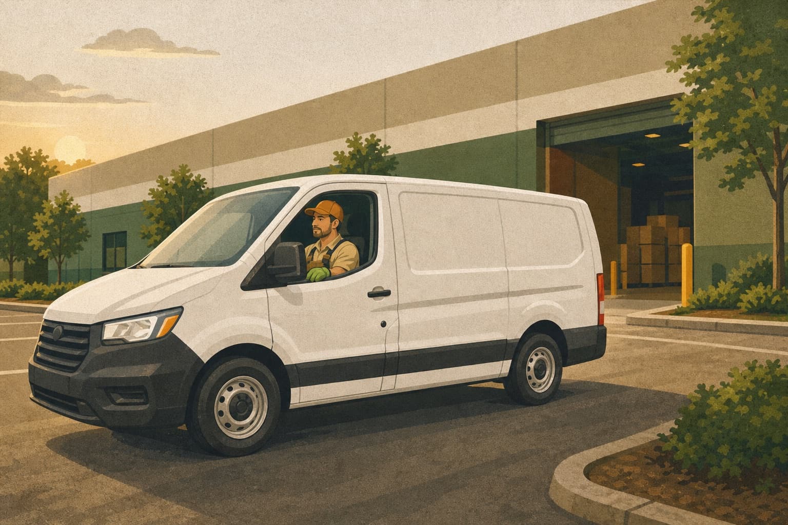 Electrical service technician dispatching from a newly occupied branch.