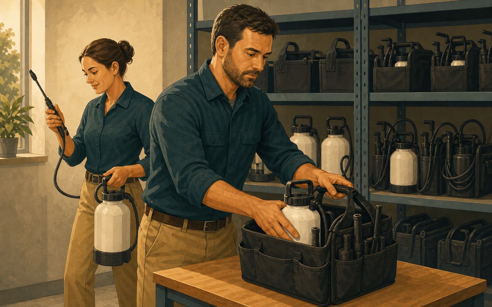 Organized pest control service kits make profile service claims easier to back up with real branch operations.